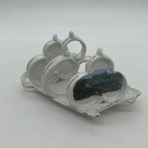 Vintage Porcelain Pictorial Toast Rack Ventnor Isle Of Wight Souvenir - Picture 1 of 16