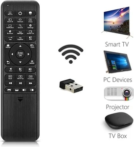 2024 Latest Official Pepper Jobs W11 GYRO LED Backlit Keyboard Fly Mouse QWERTY - Picture 1 of 9