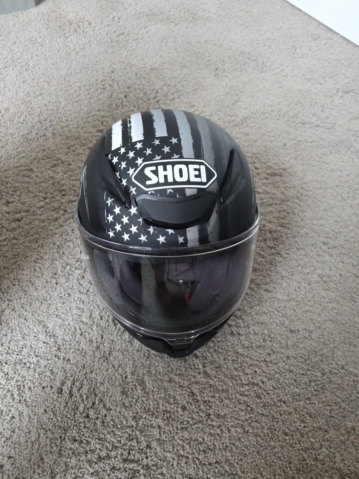 Shoei RF-1400 black USA Helmet Size M - Image 1 of 4