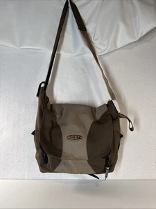 KEEN Messenger Umhängetasche Laptoptasche braun hellbraun gebraucht gut - Bild 1 von 10