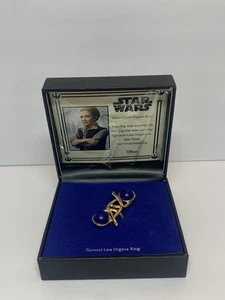 Anillo Réplica Ajustable Sistema Opera General Leia Organa Coleccionable Star Wars Juegos con disfraces NUEVO - Imagen 1 de 8