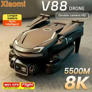 Drone de jeu, course et photo aérienne, double caméra - 4 batteries - modèle V88 - Picture 1 of 22