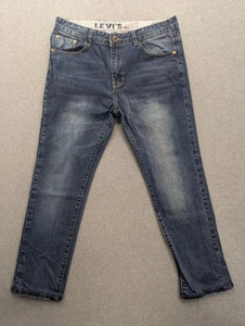 Levis 504 Jeans Herren 34x30 Blau Selvedge Denim Gerades Bein Hergestellt in den USA - Bild 1 von 16