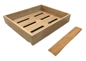 Porta vassoio sigari 8"" x 7"" di forma rettangolare per uso conservazione humidor - Foto 1 di 3