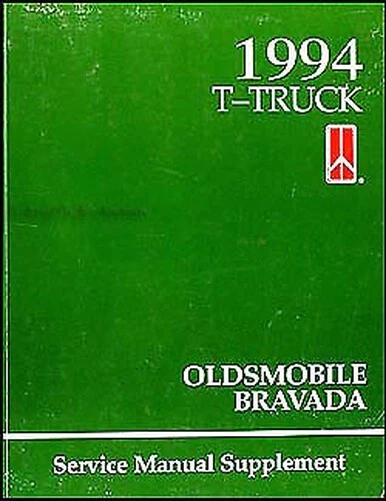 Manuale Di Riparazione Supplementare Per Oldsmobile Bravada 1994 OEM Originale - Immagine 1 di 1
