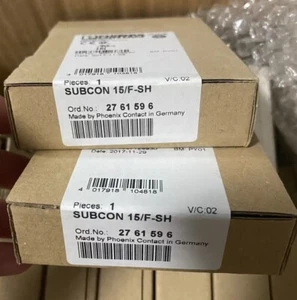 1pcs Phoenix Contact 2761596 D-SUB bus connector SUBCON 15/F-SH - Picture 1 of 2