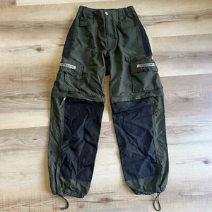 RAVEN Paintball Pants Shorts Convertible Green Black Sport Adult Size 26 Waist - Picture 1 of 8