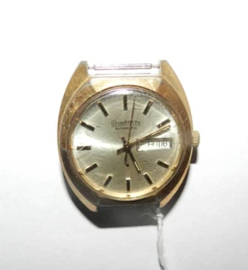 Vintage DUFONTE Lucien Piccard Automatic Day Date Watch works no band - Picture 1 of 12