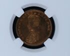 1936(C) 1/4 A KG V British India - NGC Graded MS 64 RB
