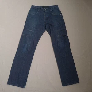 Dirk Schonberger Mens Cargo Jeans Size 46 W30 L34 Button Fly Made in Belgium - Picture 1 of 18