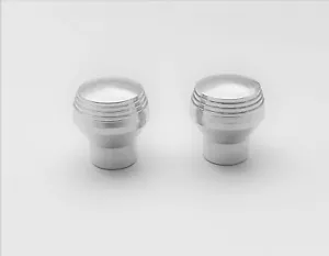 Interior Dash Knobs Art Deco Style Custom Hot Rod Street Rod Polished Aluminum - Bild 1 von 2