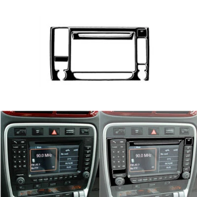 Guarnição de quadro de navegação central preto brilhante para Porsche Cayenne Sport SUV 2003-10 - Imagem 1 de 4