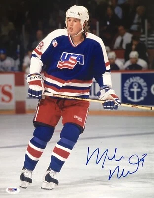 Mike Modano Signed Dallas Stars (Team USA) 11X14 Photo PSA/DNA X73544 - Image 1 of 2