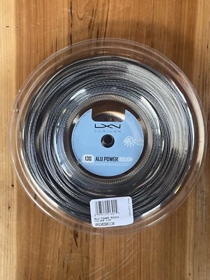 New Luxilon ALU Power Rough 130 Reel 16 (1.30mm Tennis String) Full 220m/726ft