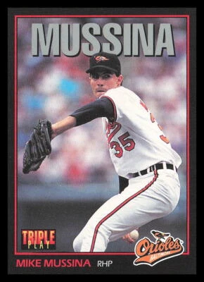 Mike Mussina 1993 Triple Play #13  Baltimore Orioles - Image 1 of 2