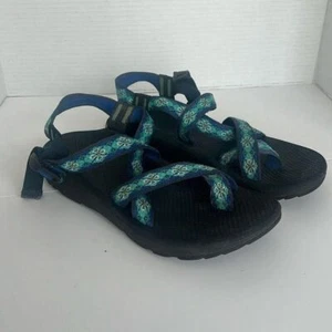 CHACO SANDALS, Z/2 Classic, Blue & Green Floral, Women's 10 - Picture 1 of 8