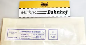 Unterbercherdraht Ligne Aérienne Plasticart TT 1:120 Emballage D'Origine HT2 Å - Photo 1/1
