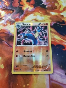 Pokemon - Lucario 47/124 Reverse Holo Fates Collide NM - Bild 1 von 1