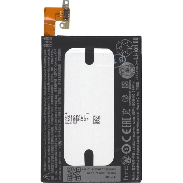 HTC NEW BATTERIA RICAMBIO LITIO ORIGINAL BO58100 1800mAh PILA PER ONE MINI M4 - Immagine 1 di 3