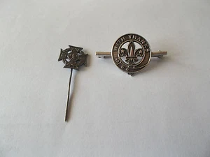Robert Baden Powell Anstecknadel Brosche Pfadfinder Löwe 835 er Silber - Bild 1 von 3