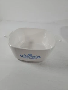 Plato para hornear Corning Ware azul aciano de colección 5" de ancho x 5" de ancho x 2 1/4" de profundidad - Imagen 1 de 10