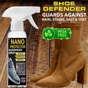 SHOE PROTECTOR WATER REPELLENT SPRAY LEATHER SHOES UGG REPELS MUD STAINS DIRT - Picture 1 of 14