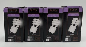 SleekLighting CFL 13Watt Spiral Light Bulb 3500K 900lm - 4pack - Picture 1 of 6
