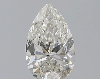 Pear Cut 1.20 Carat Cert. GIA Natural Mined Diamond Loose H color SI2 clarity - Image 1 of 2