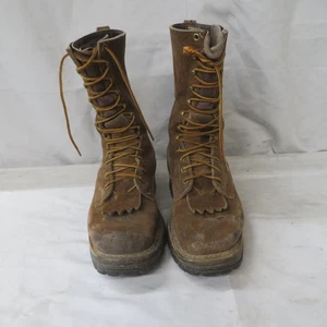 Whites Spokane Leder Packer Logger Smokejumper Arbeitsstiefel Größe US 8,5 D - Bild 1 von 22
