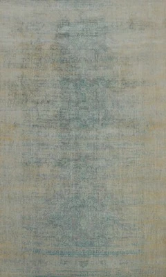 Handmade Transitional Silk Oushak Style Rug 5x8 Ft Multicolor Oriental Area Rug - Image 1 of 4