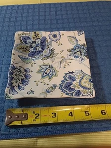 222 FIFTH TRINKET DISH 5.24 INCHES SQUARE - Picture 1 of 6