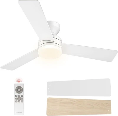 VIVOHOME 42"" Ceiling Fan with Lights, Remote, 6 Speeds, Dimmable, Timer - Image 1 of 4