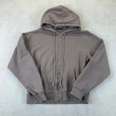 Brandy Melville Isidore Taupe Cremallera Sudadera con Capucha Ligera Cómoda Informal Para Mujer S Foto 1 de 4