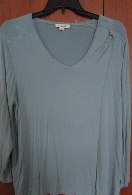 Top manga larga Simply Noelle XXL 16 18 busto viscosa y spandex 50 largo 31 Foto 1 de 4