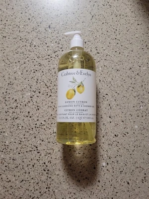 Gel de baño y ducha Crabtree & Evelyn LEMON CITRON miel y cilantro Jumbo 33,8 OZ Foto 1 de 4