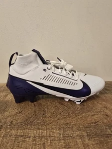 Nike Vapor Edge Pro 360 2 Football Cleats White Purple FN7759-116 Mens Sz 10.5 - Picture 1 of 12