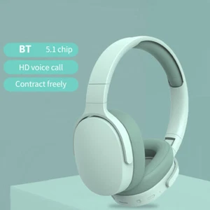 Bluetooth-compatible Wireless Over-Ear Headphones with Mic 22-Hour Battery Noise - Picture 1 of 15