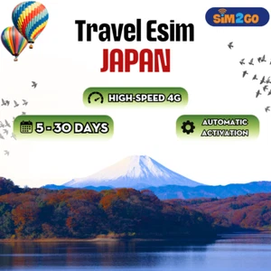 Japan Travel eSim | Docomo 15/30 Days | 10GB/15GB/20GB/30GB | QR code activation - Picture 1 of 2