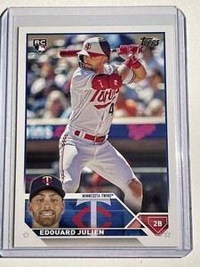 2023 Topps Update Series Base # US222 Edouard Julien - Minnesota Twins RC