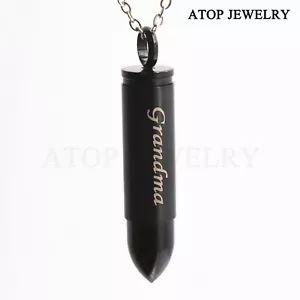 NEW Grandma Urn Necklace For Ashes Cremation Locket Pendant Memorial Jewelry - Picture 1 of 6