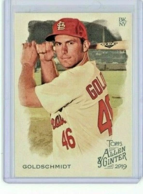 2019 Topps Allen & Ginter #62 Paul Goldschmidt - St. Louis Cardinals - MINT - Image 1 of 2