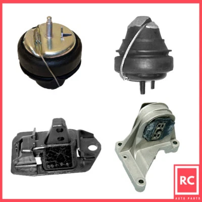 Комплект из 4 креплений двигателя и трансмиссии для 98–00 Volvo S702,3 л / S70 2,4 л полный привод - Изображение 1 из 4