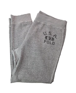Polo Ralph Lauren Gray Gusset Sweatpants 1950s Style Mens Size XXL 2XL - Picture 1 of 7