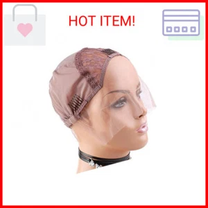 Bella Hair Breathable Swiss Lace Front Wig Cap for Making Wigs with Adjustable S - Picture 1 of 2