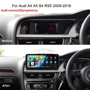 Android 13 Car Stereo GPS WIFI 4G For Audi A4 A5 Audi concert/Symphony Radio RHD - Picture 1 of 16