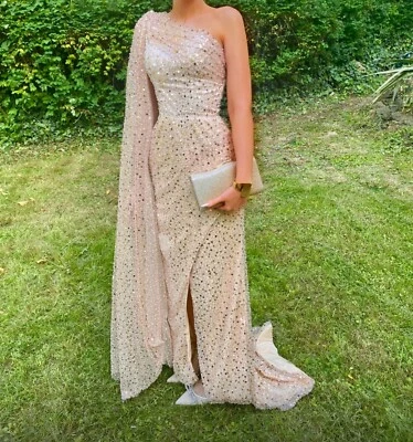 vestido de fiesta talla 6 dorado Foto 1 de 2