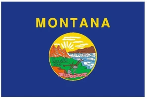 Montana Staatsflagge Aufkleber Aufkleber F317 - Bild 1 von 1