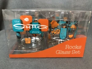 The Shag Store Atomic Rocks Glass Set  - Picture 1 of 10