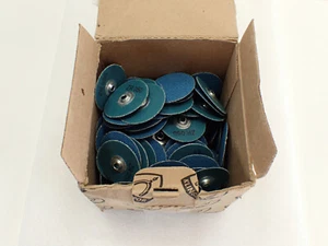 Lot Of 89: Klingspor QMC050ZR200 Sanding Discs 50 Grit Alumina Zirconia 2" - Picture 1 of 5