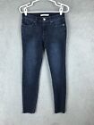 Lc Lauren Conrad Womens Mid Rise Jegging Super Skinny Stretch Blue Jeans Size 4